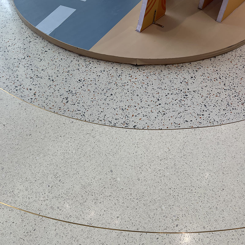 Terrazzo keukenvloer